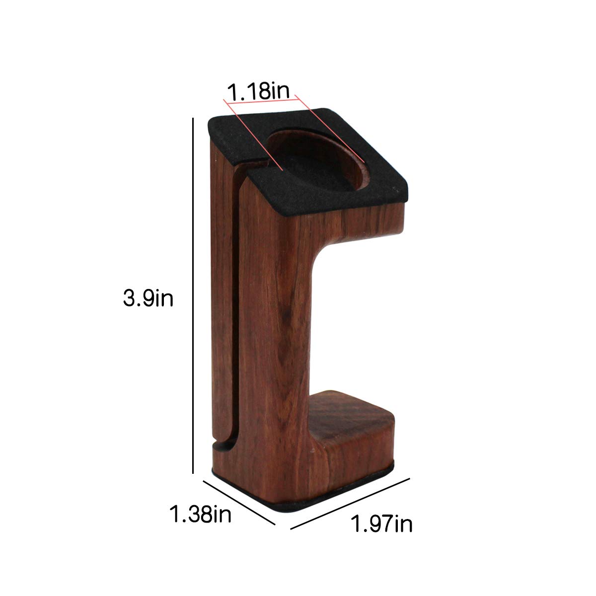 Wooden Charging Stand Holder Dock Compatible with Apple Watch SE All Series Wood Charger Stand Station Base Cradle