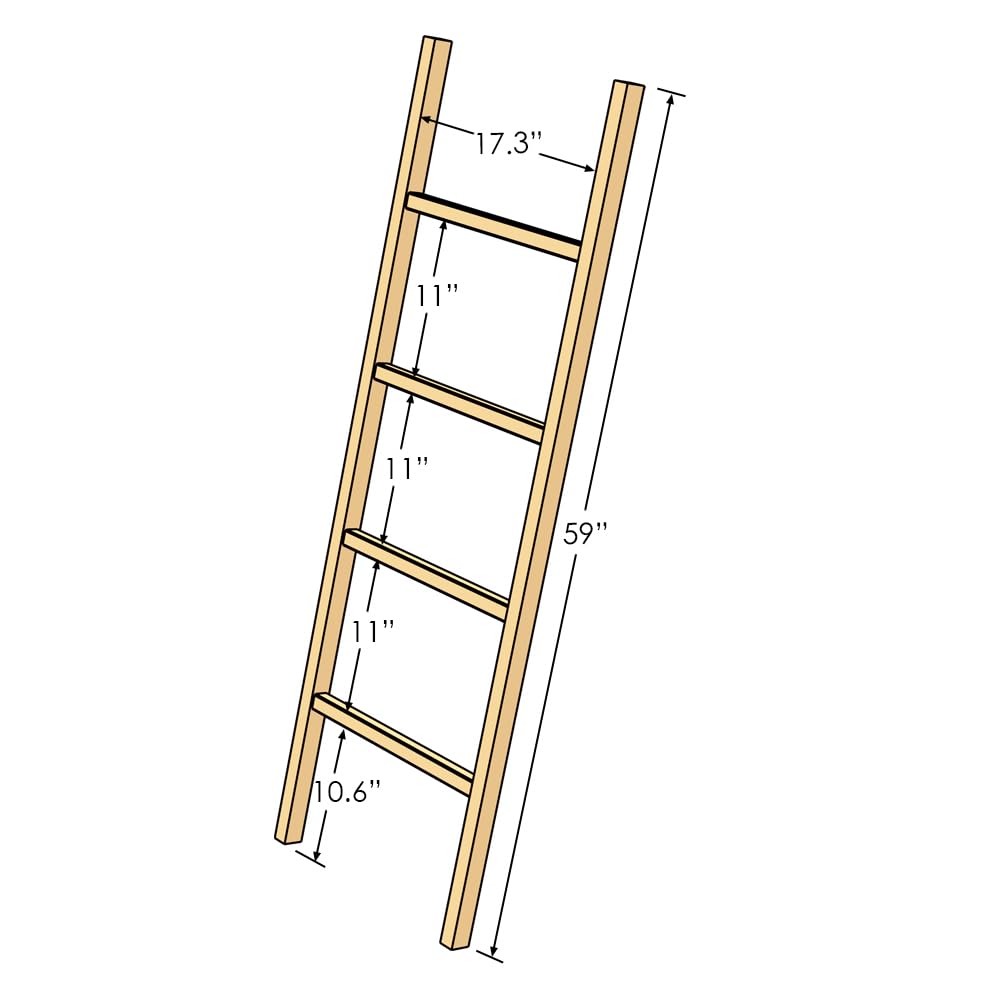 Asta Spa Teak Towel Ladder