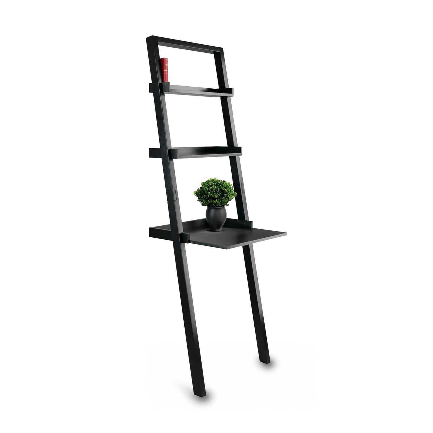Casafoyer 3 Tier Industrial Bookshelf Display Rack, Vintage Wood Bookshelf with Storage Shelves for Living Room, Office, Home, 42.5 Icnhes