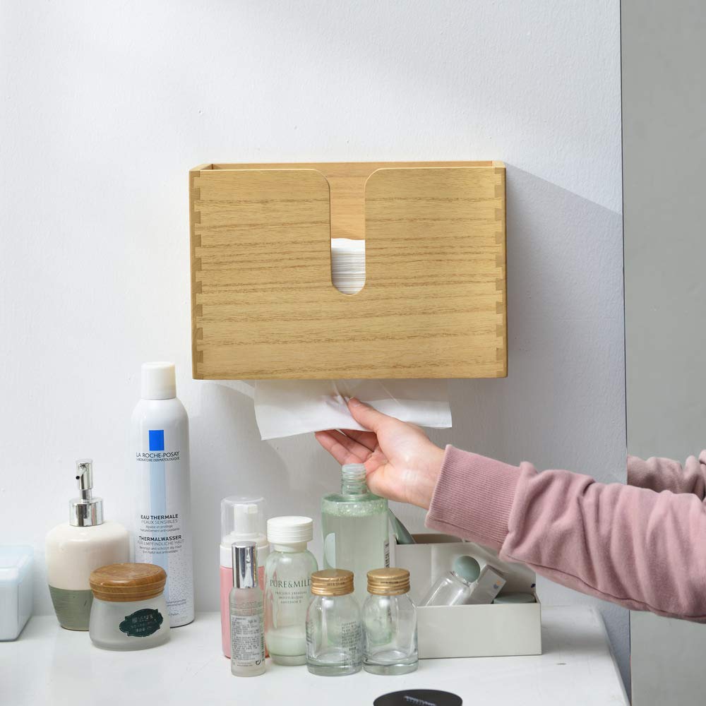 KIRIGEN Multifold Paper Towel Dispenser, Wall Mount or Countertop Natural