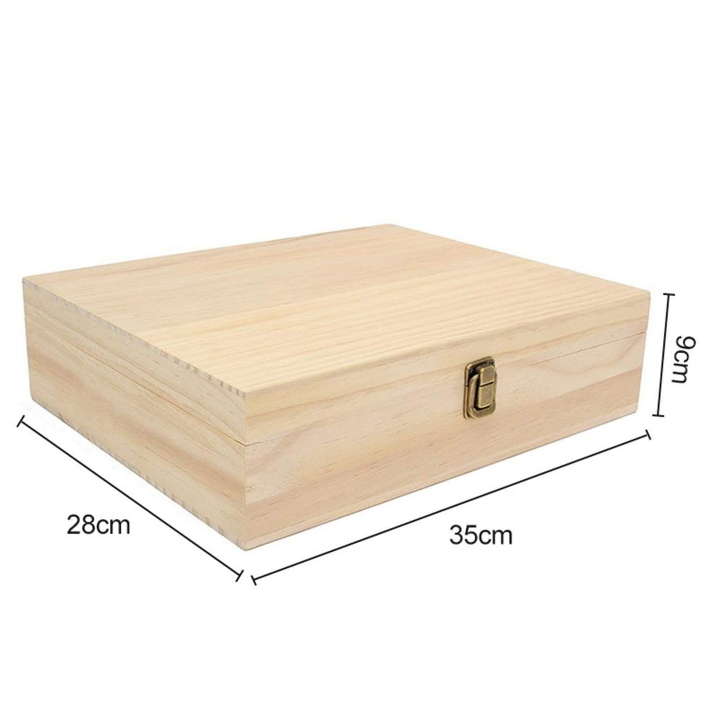 Pure Vie Wooden Essential Oil Storage Box Home Fragrance Carrier Case, Holds 74 Bottle (Fits 5-20ml) - Aromatherapy Organizer Makeup Nail Polish Perfume Container - Keep Your Oil Safe & Space Saver