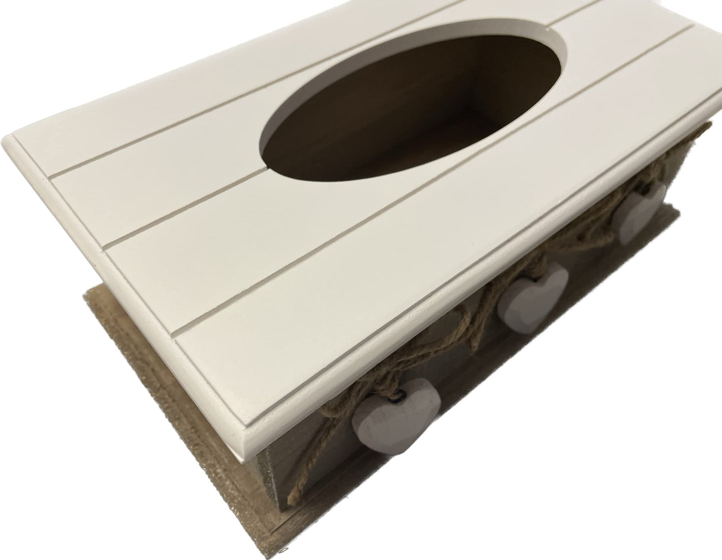 khevga Tissue-Box Wooden Country House Style