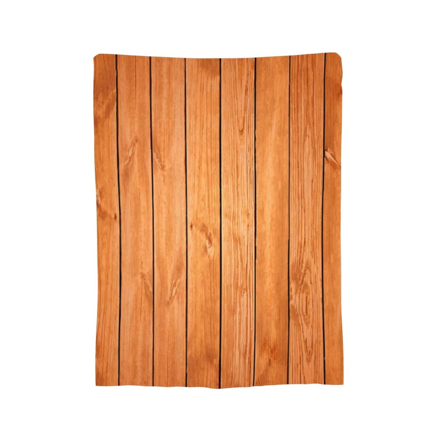 50"X40" Wooden Planks Texture Soft Flannel Blanket - Lightweight and Quick Drying, Used for Home, Travel, Camping