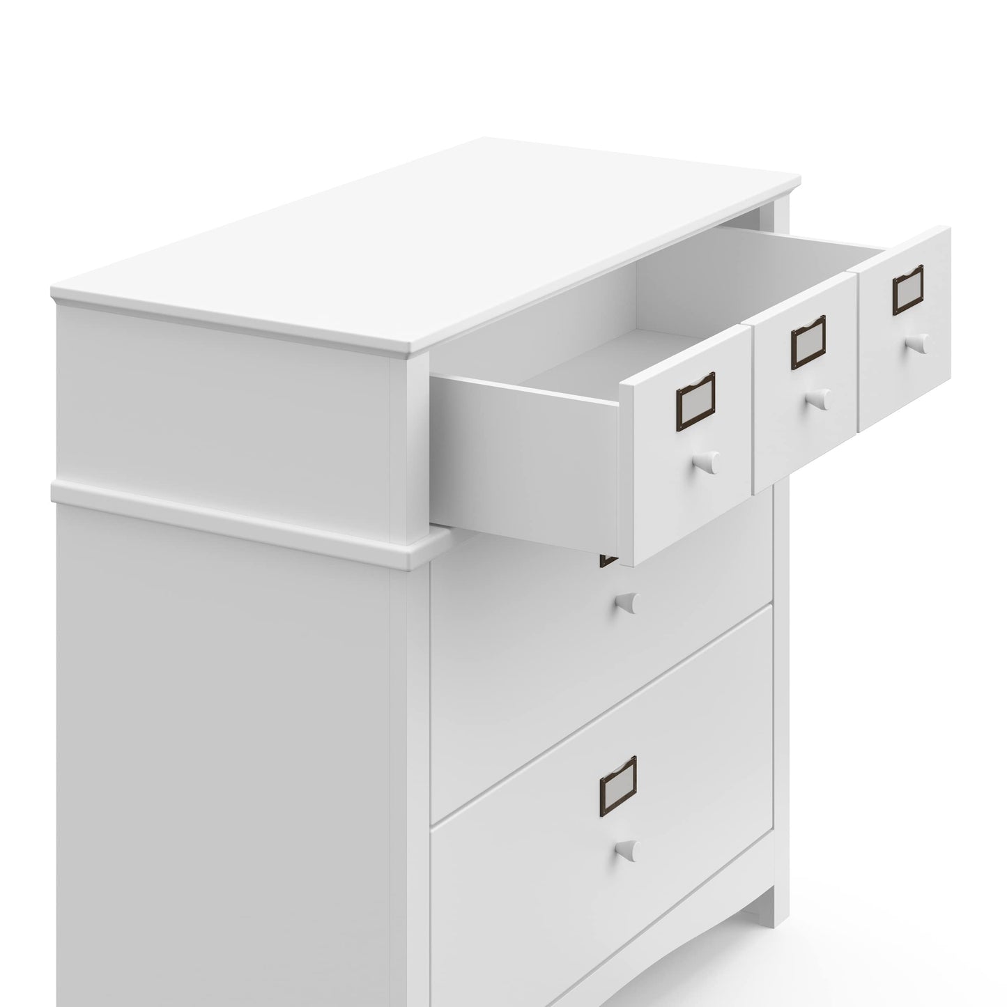 Graco Story Customizable 3 Drawer Nursery Dresser – GREENGUARD Gold Certified (White)