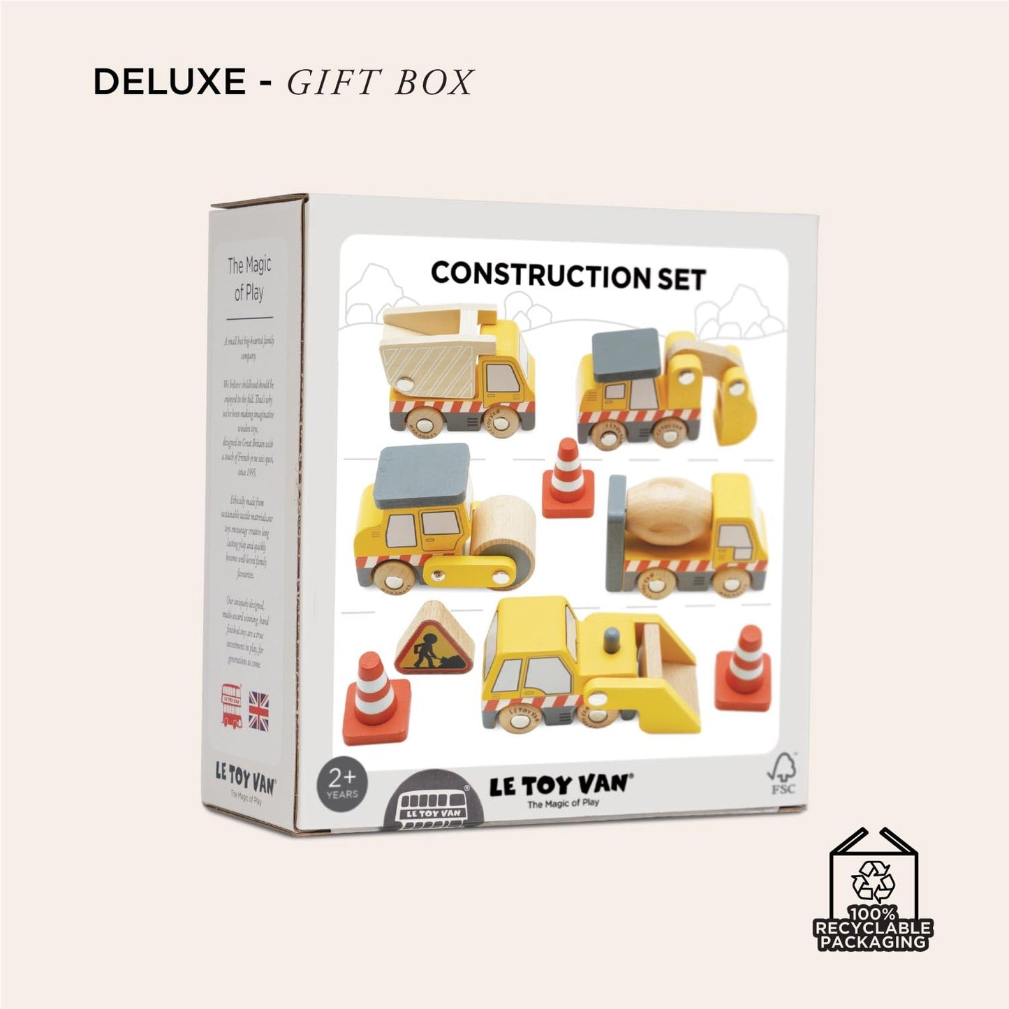 Le Toy Van Wooden Construction Vehicles Set