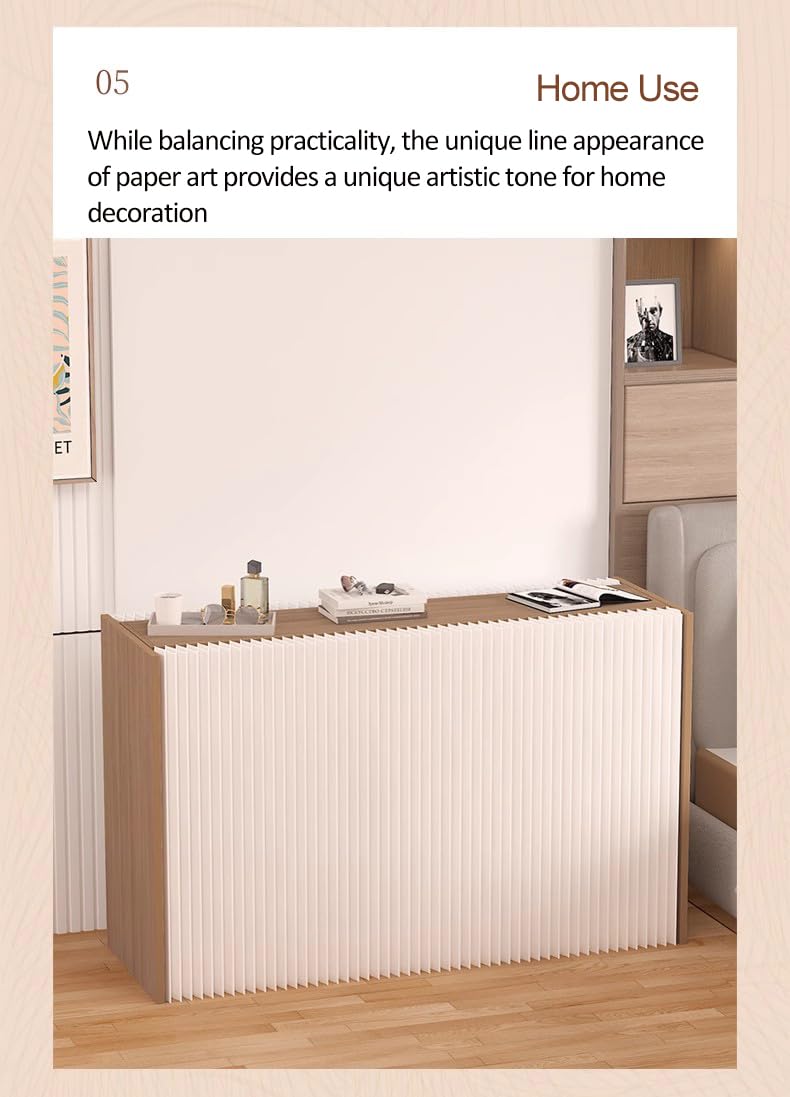 Foldable Pedestal Stand 2 in 1 Storage Cabinet Strong Load-bearing Capacity Paper Display Risers for Party Living Room Decor Exhibition Vendors Booth Craft Show Display (Height 60cm length 1m)