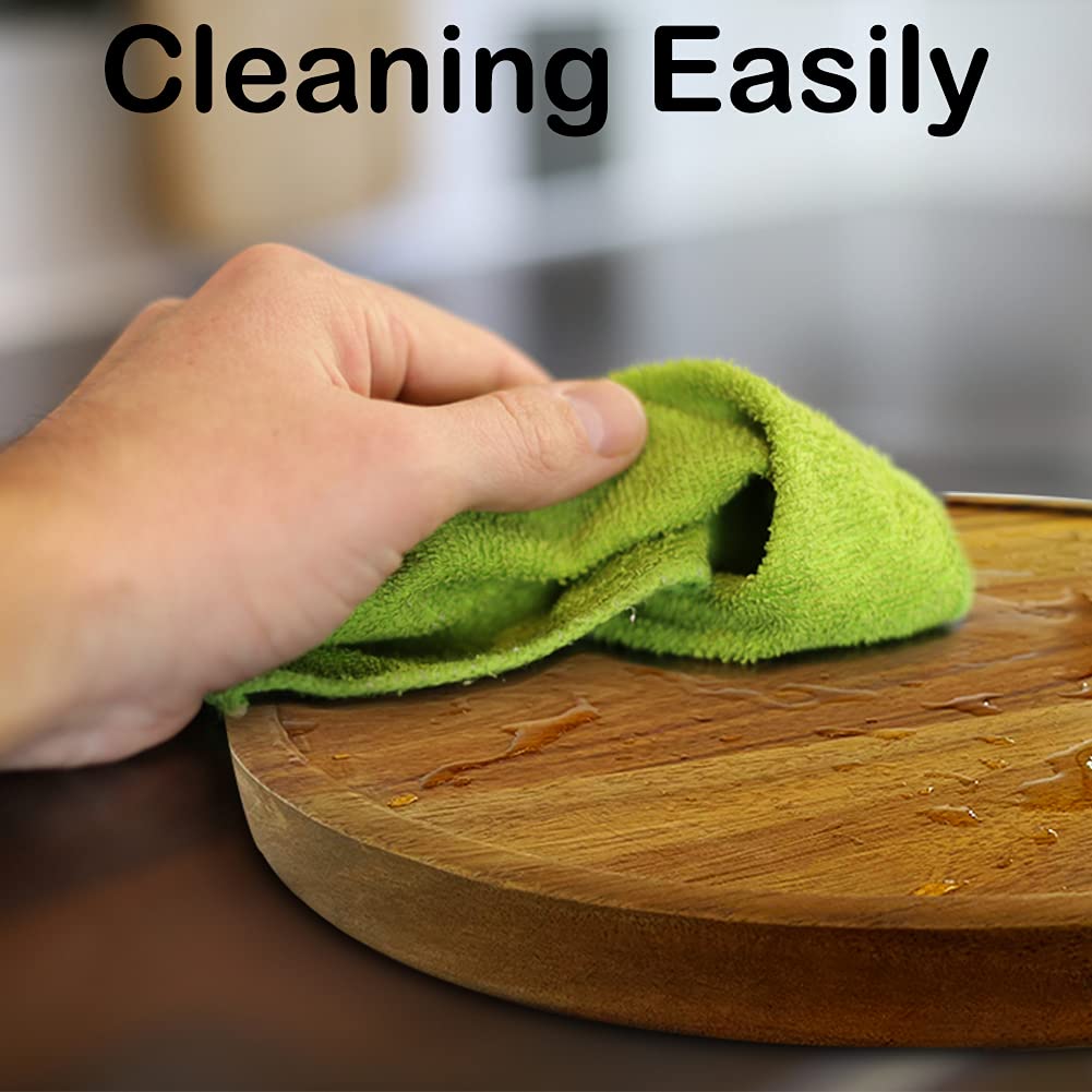 10" Acacia Wood Lazy Susan Organizer Kitchen Turntable for Cabinet Pantry Table Organization,2 Pack
