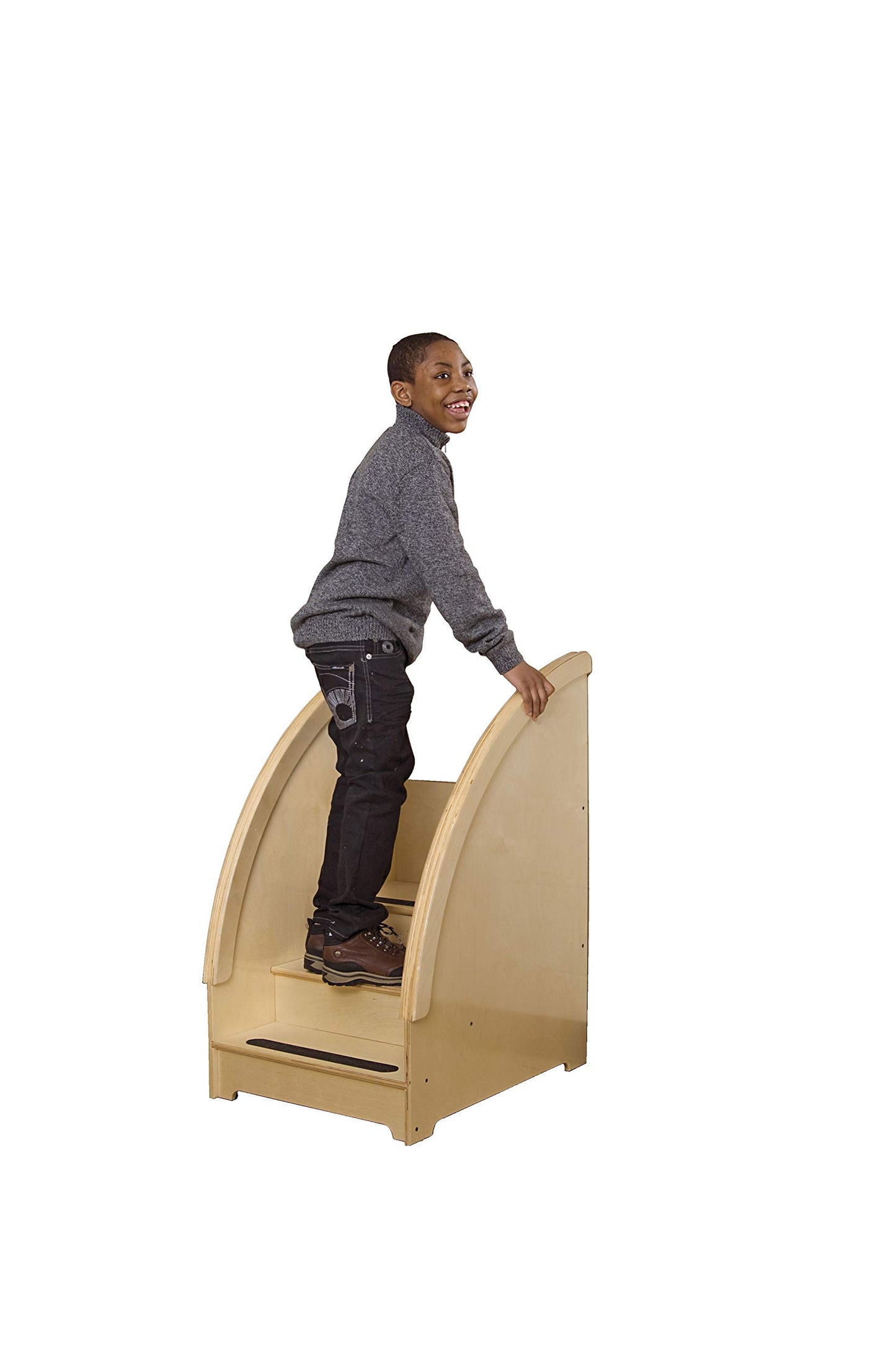 Abilitations SecureSTEP Stairs with Tread, 3 Steps, 5 x 20 Inch Steps
