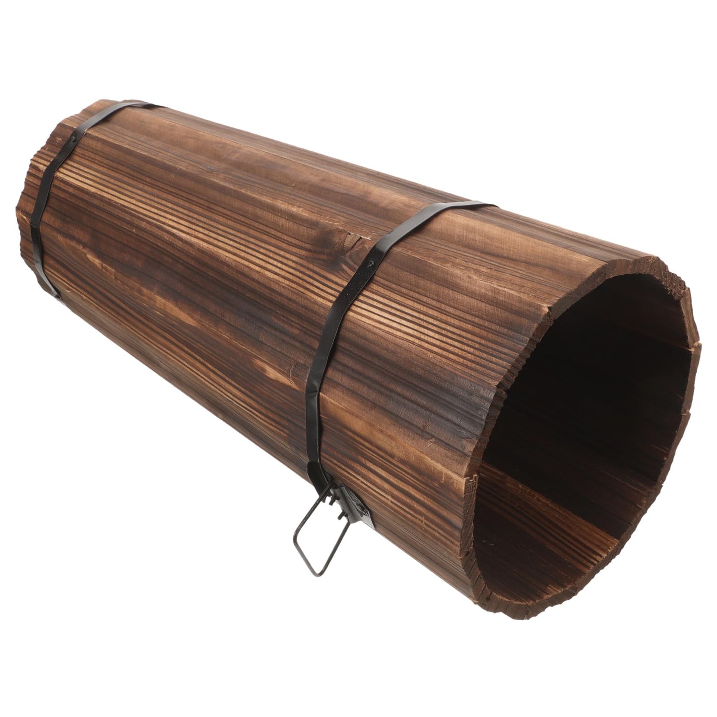 Luxshiny Umbrella Bucket 16.53X8.26X8.26In Wooden Umbrella Stand Entryway Organizer Freestanding Holder for Canes Walking Sticks and Outdoor Umbrellas