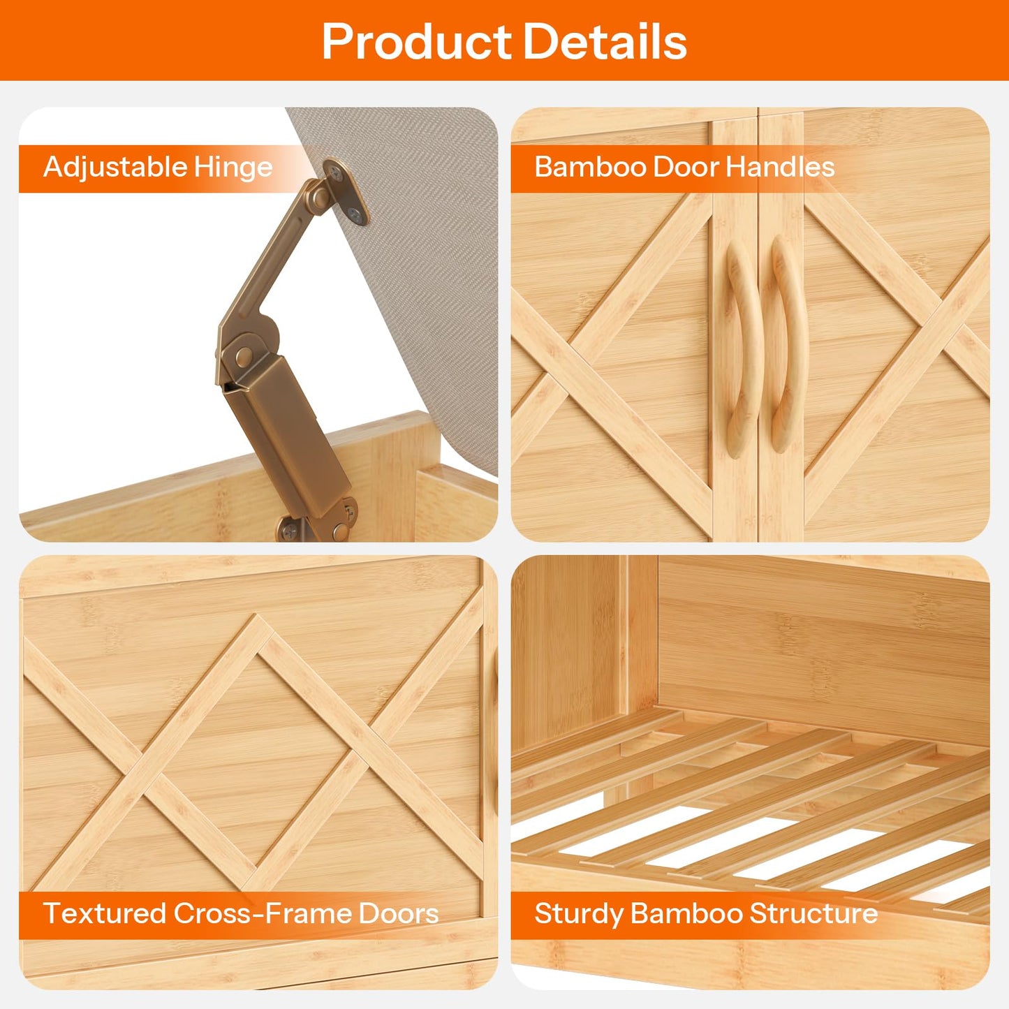 HOOBRO Shoe Storage Bench and Shoe Bench Bundle, Entryway Bench with Lift Top Hidden Storage and Adjustable Shelves, Bamboo Entryway Bench with Hidden Compartment, BF40HX01-YE60HX01