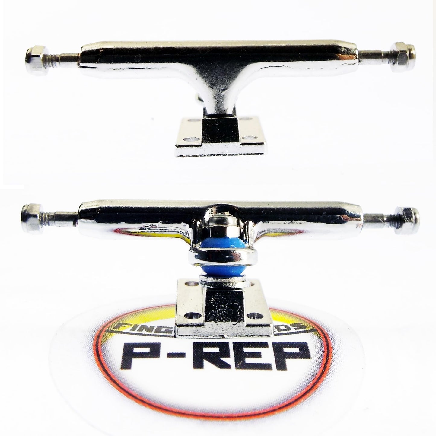 P-REP V2 Pro Performance Complete Wooden Fingerboard kit with Urethane Wheels and Bushings 34mm - Smell the Rainbow
