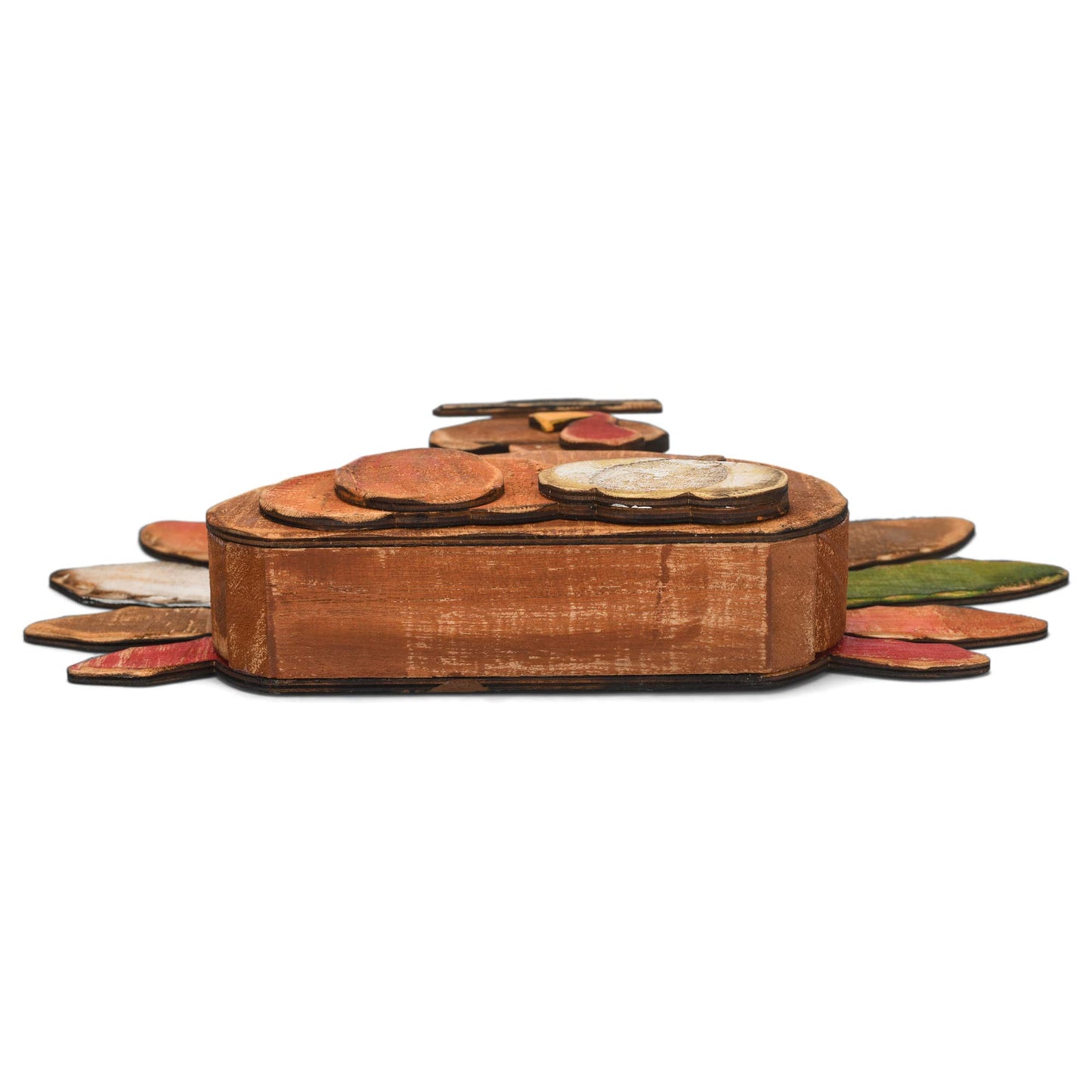 Transpac Rustic Distressed Brown Turkey 12.5 x 14 Wood Decorative Tabletop Figurine