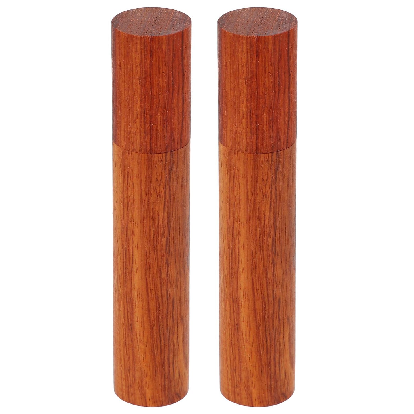 HOMSFOU Natural Incense Tube Storage Holder with Sealing Cover Portable Wooden Incense Stick Storage Tube for Home Decor and Travel Compact 4.92X3.30X0.82 Inch