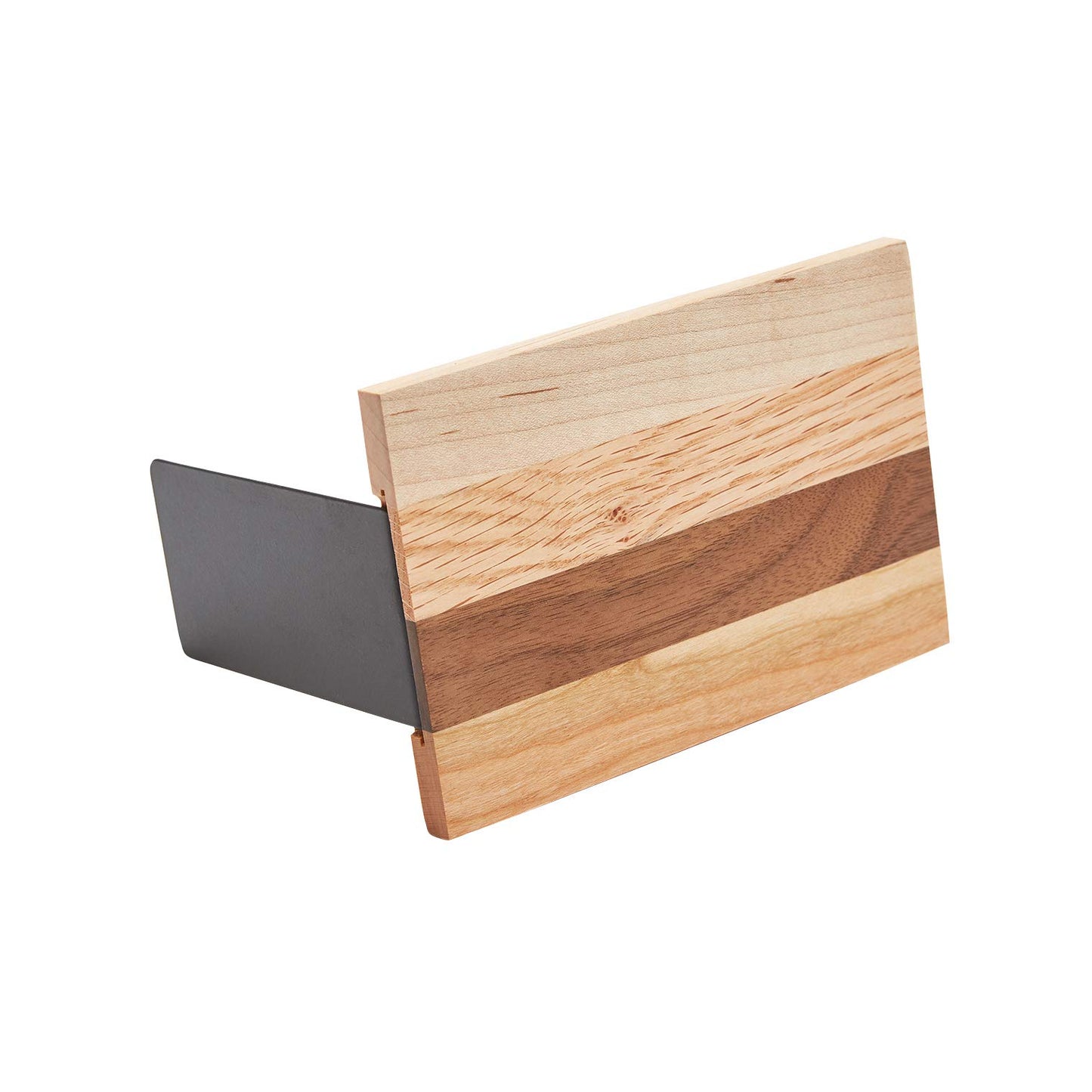 Pandapark Wood Decorative Bookends,Non-Skid Bookend for Shelves,Heavy Duty Bookends,Book Stand for Books/CDs,1 Pair