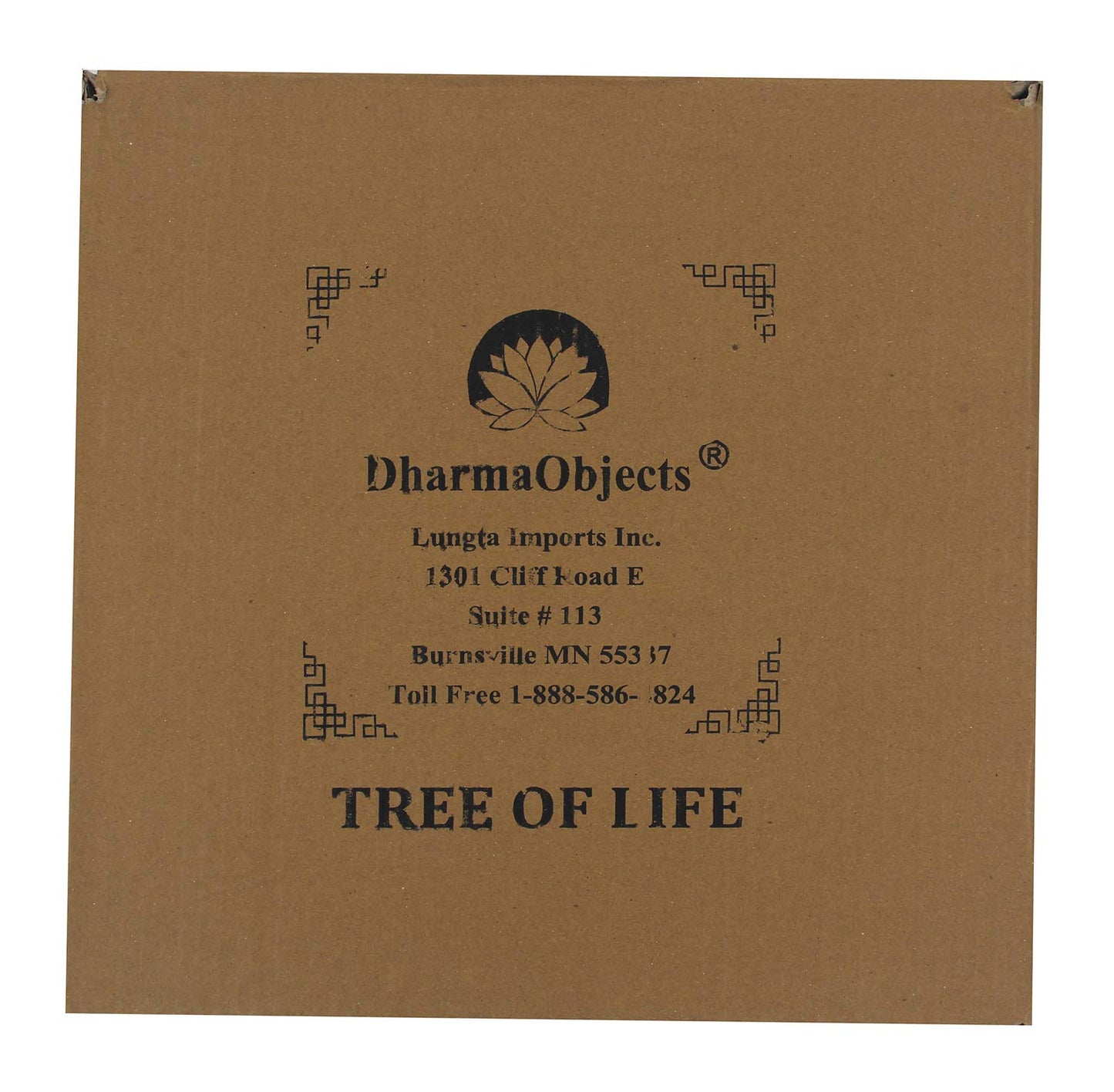 DharmaObjects Handcrafted Wooden Tree Of Life Wall Decor Hanging Art (Brown)