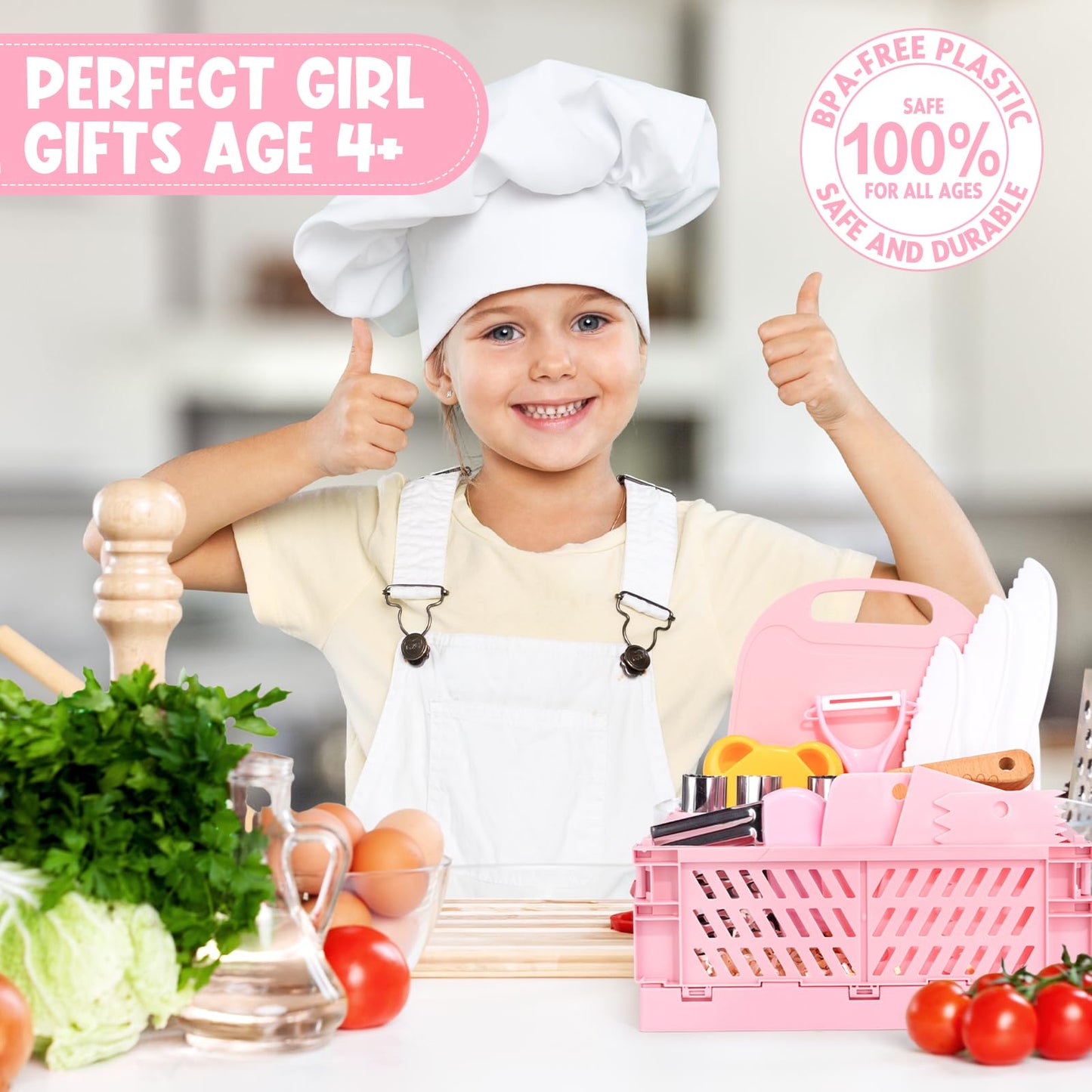 28PCS Toddler Knife Set - Kids Knifes for Real Cooking, Wooden Kids Kitchen Knife Set with Gloves Cutting Board Crinkle Cutters Kid Safe Knives, Toddlers Kitchen Tools (Crocodile 16PCS Set)
