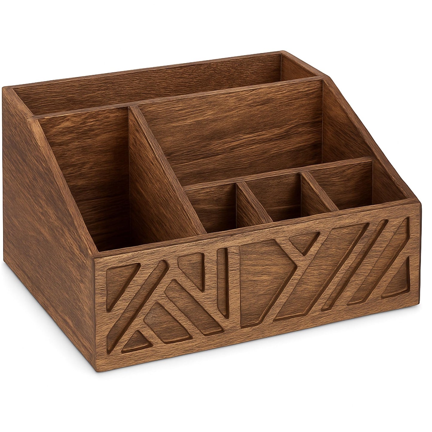 Velvet Petel Paper Plate Dispenser |Paper Plate Holders For Kitchen Counter |Wooden Utensil Holder Silverware Organizer |Cutlery Flatware Organizer Box For Cups, Plates, Cutlery,Kitchen Accessories