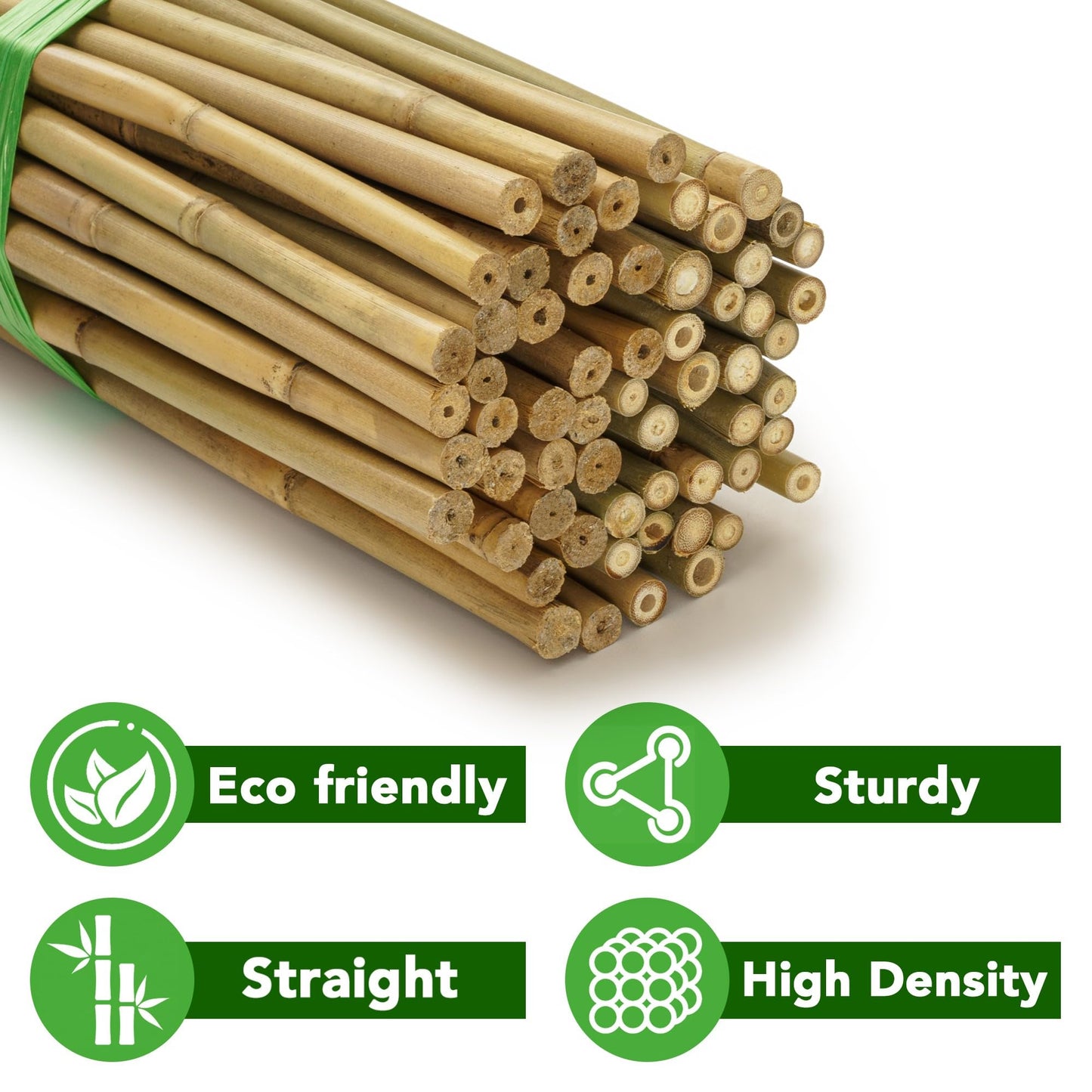 Taoskai 70 Pcs Bamboo Stakes, 3 Feet Natural Bamboo Garden Stakes for Plant, Garden Bamboo Plant Sticks for Plants Support, Tomato, Beans, Vegetable and Climbing Plants
