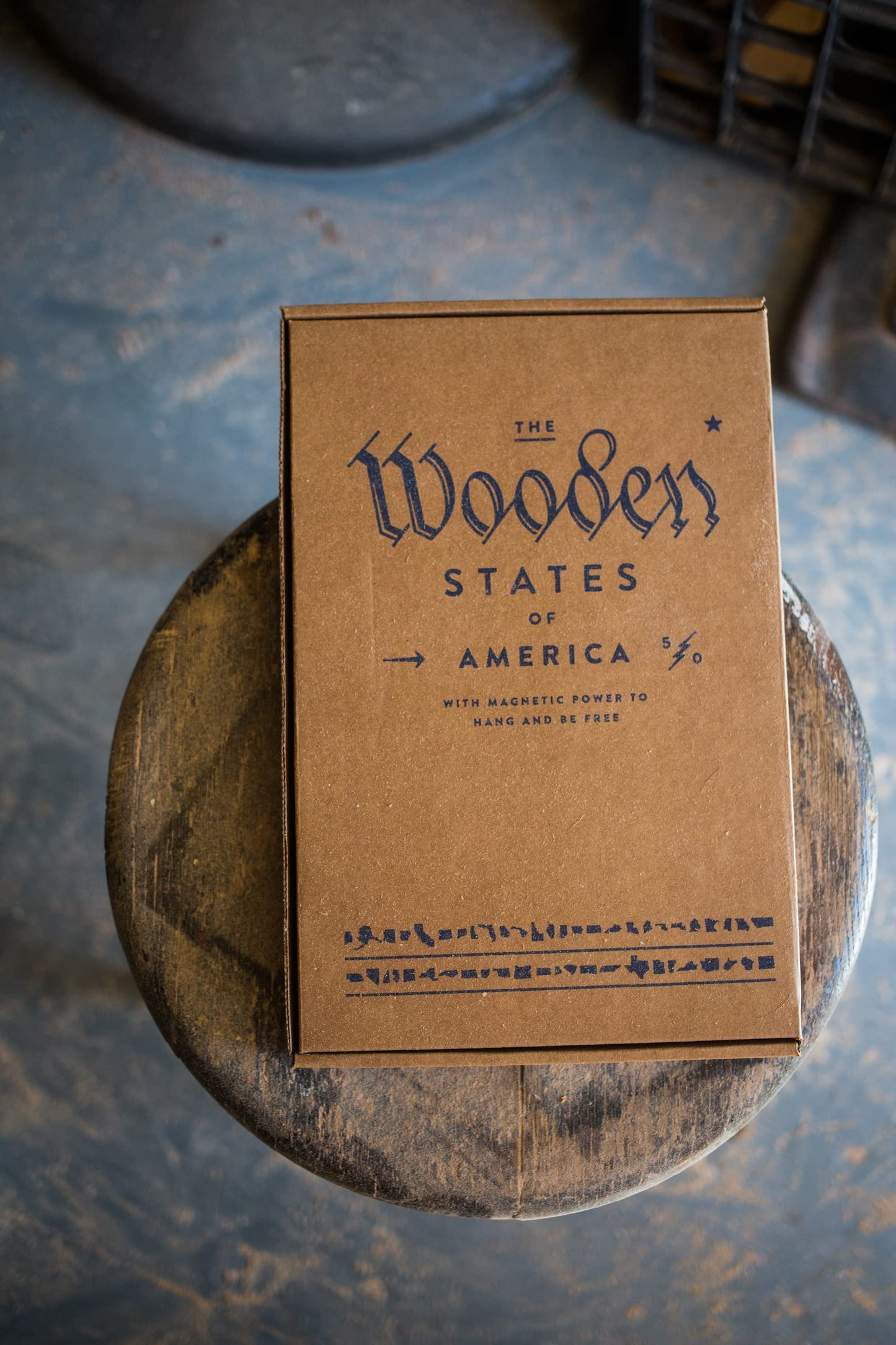 The Wooden States Of America - Magnetic Key Holder (Ohio)