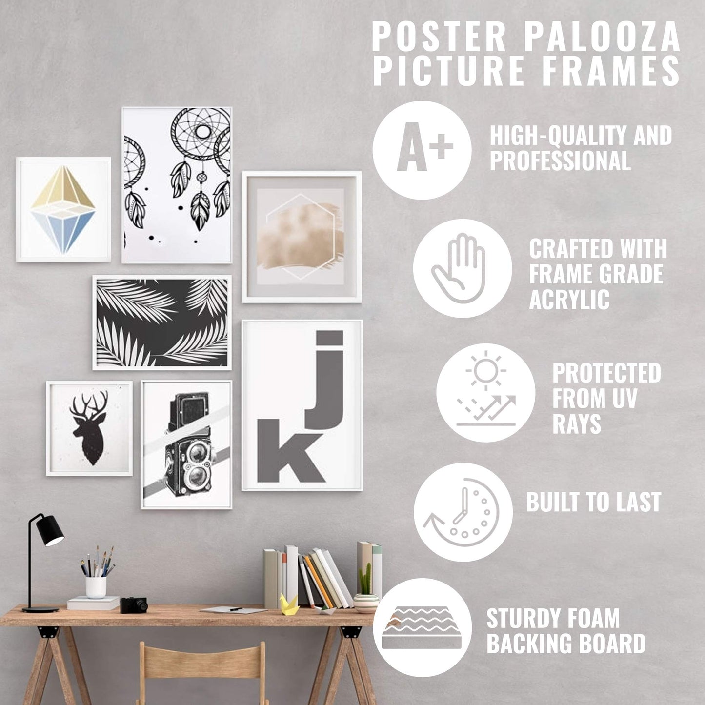 Modern Wood Newspaper Frame (Brown) Acid-Free, UV Resistant, Acrylic Plastic Front Prevents Paper from Fading Sleek Hanging Display Case for Entire Newspaper for Home or Office - 12x22.75