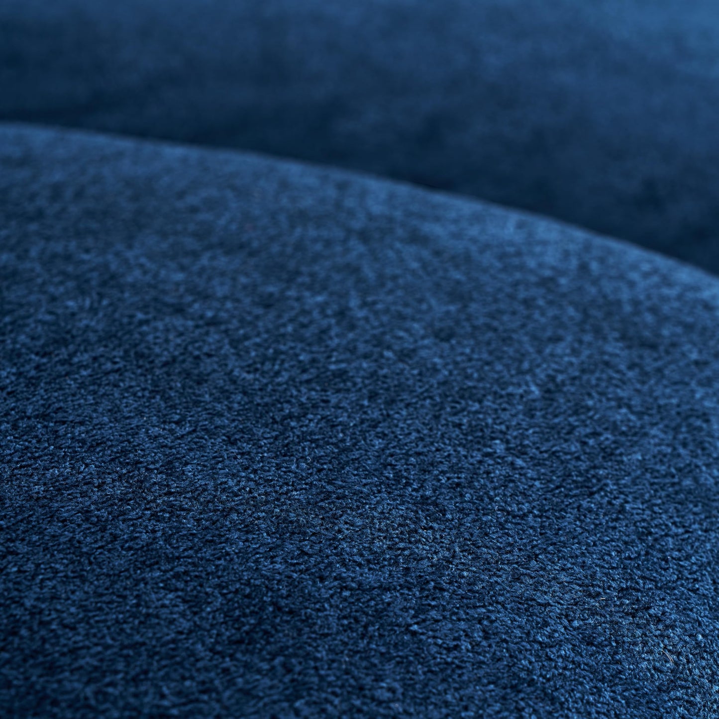 Christopher Knight Home Lavir Velvet Ottoman Coffee Table, Wooden Round Cocktail Ottoman, Living Room Sofa Footstool, Round Ottoman Footrest, Navy Blue