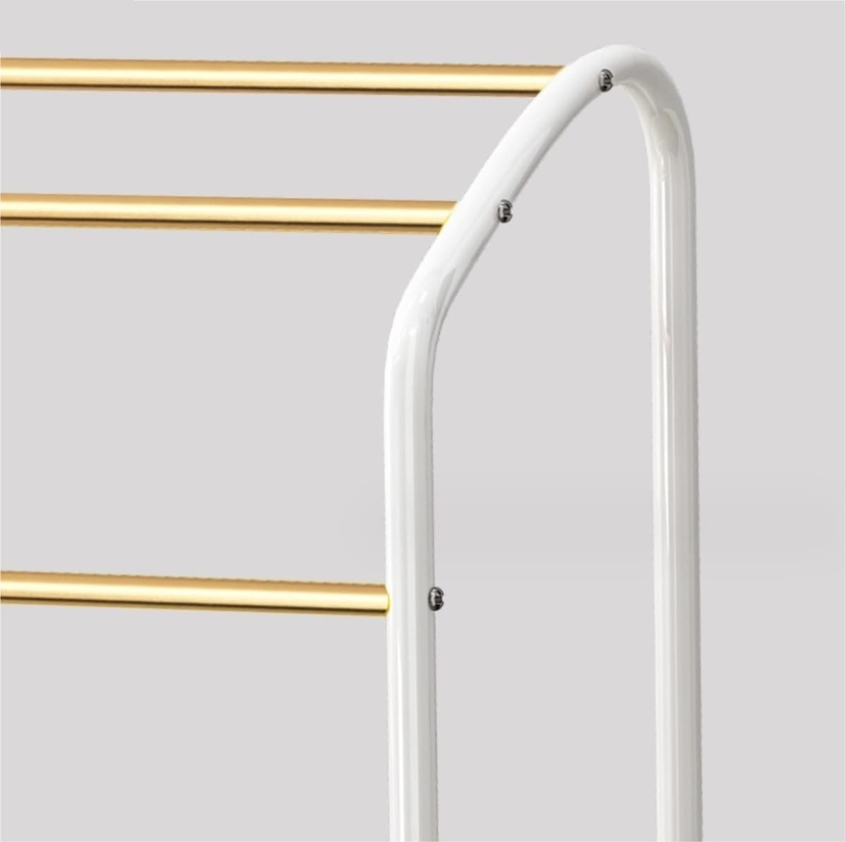 BIOMICE Floor Towel Rack 3 Tier Freestanding Towel Rack Floor Towel Holder with Bottom Shelf Metal Bath Towel Stand Organizer for Bathroom Freestanding Towel Racks