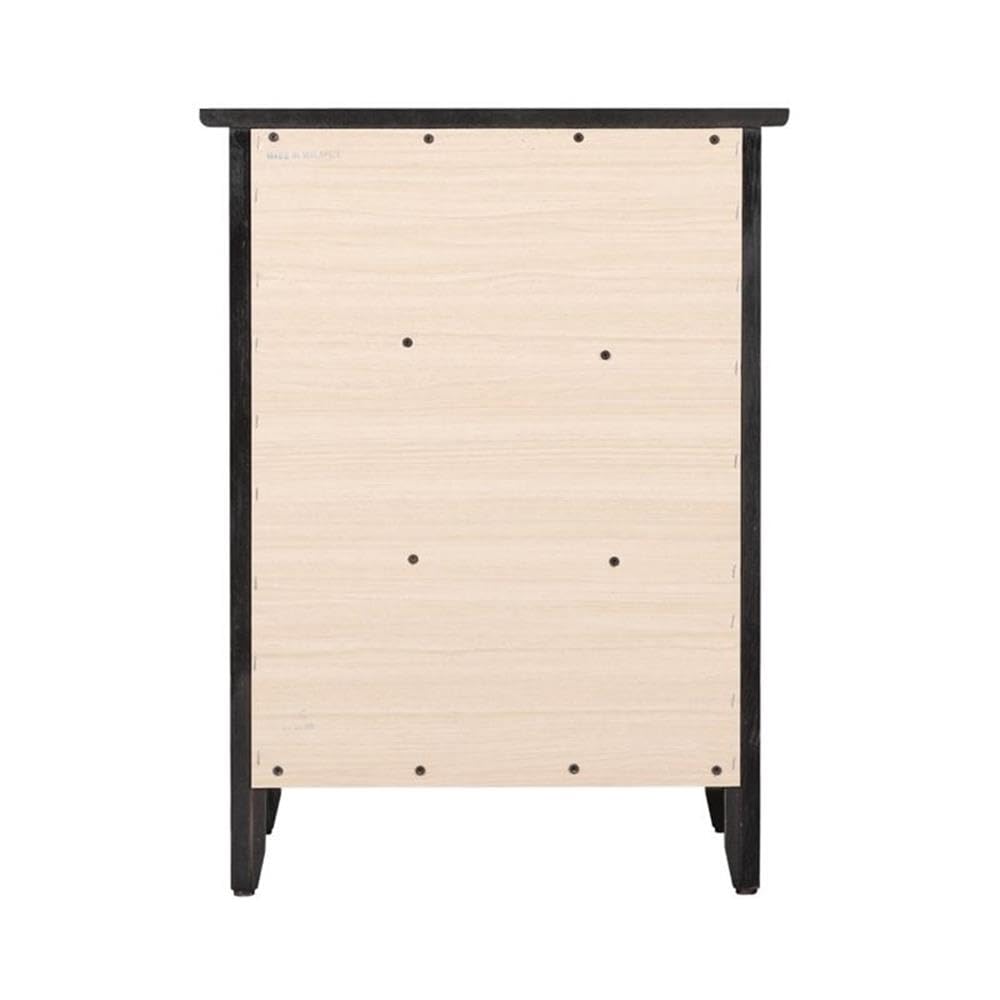 Glory Furniture Daniel 3 Drawer Nightstand in Black