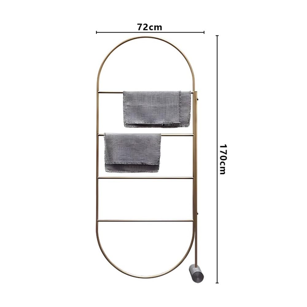 Towel Rack Nordic Bathroom Floor-Standing Towel Rack Punch-Free Multi-Rod Hotel Bathtub Free Standing Rail