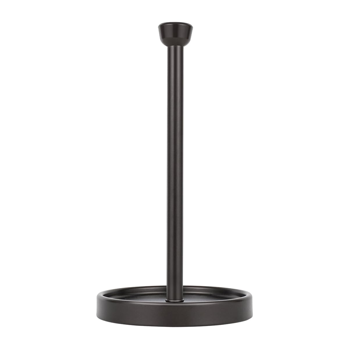 Ivilon Countertop Paper Towel Holder - Modern Tapered End Cap Design - Color Oil Rubbed Bronze