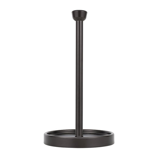 Ivilon Countertop Paper Towel Holder - Modern Tapered End Cap Design - Color Oil Rubbed Bronze