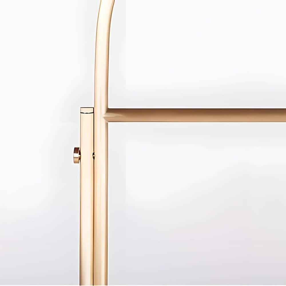Towel Rack Nordic Bathroom Floor-Standing Towel Rack Punch-Free Multi-Rod Hotel Bathtub Free Standing Rail