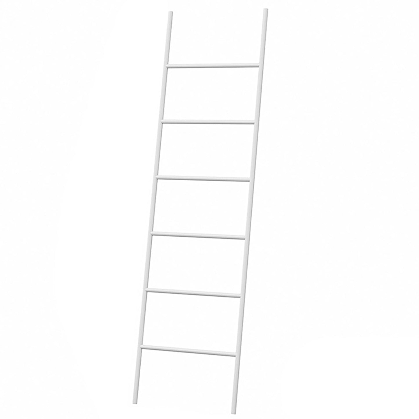 Metal Towel Ladder, Free Standing Wooden Towel Rack for Bathroom, Wall Leaning Blanket Holder, Multi-Tier Bath Towel Stand