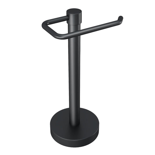 YUMORE Hand Towel Holder Stand Countertop Towel Rack Free Standing Towel Bar Hanger for Bathroom Kitchen Pro Max Matte Black