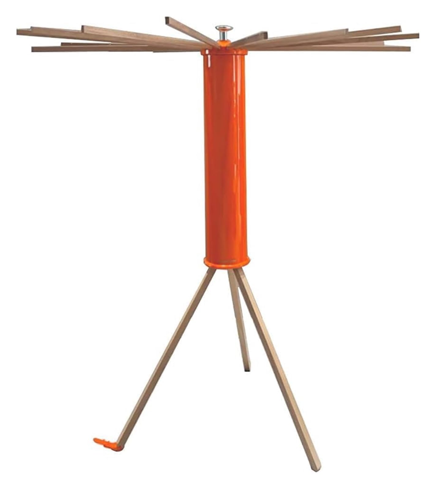 Free Standing Towel Rack, Blanket Holder, Foldable Wooden Towel Rack for Bathrooms, Balconies, Bedrooms and Indoors(Red)