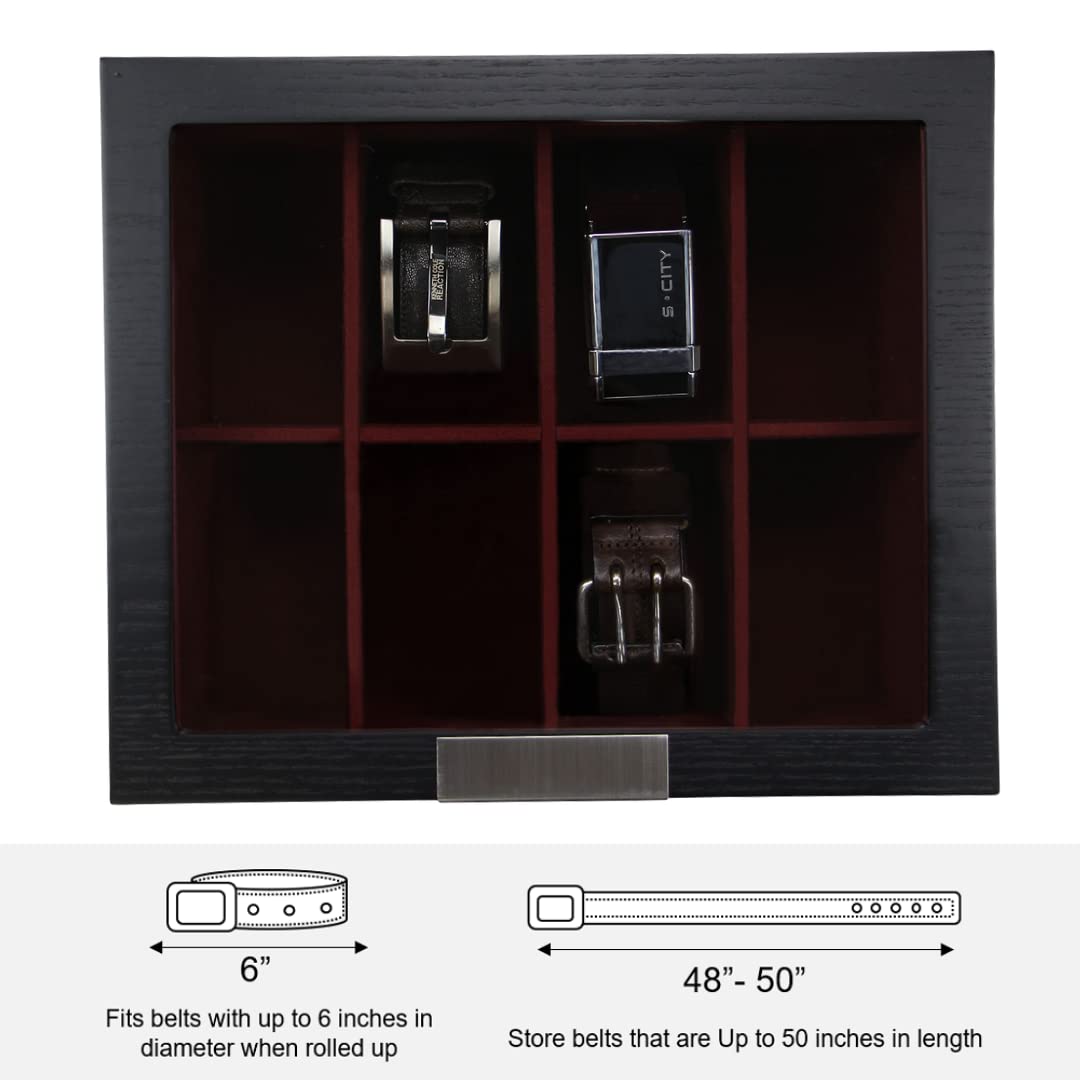 Decorebay Executive Belt Man Belt Box and Organizer