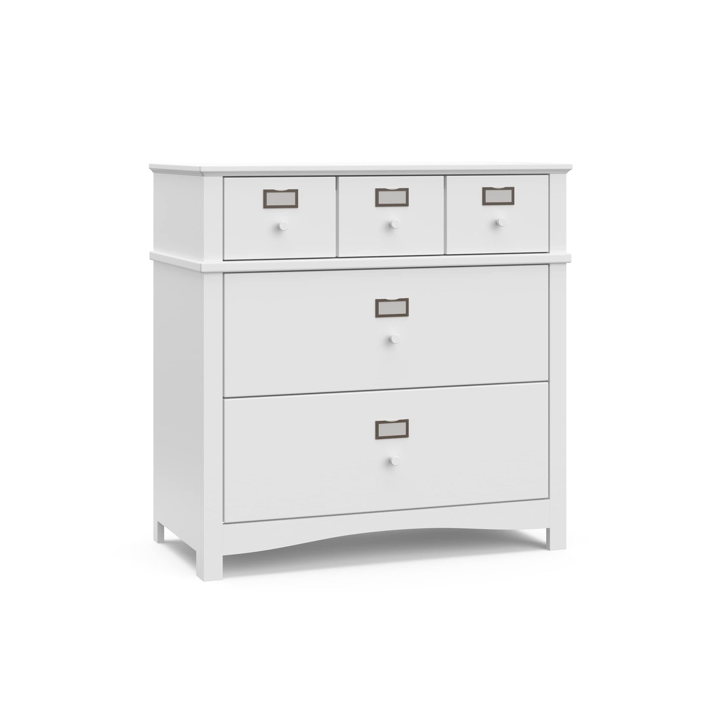 Graco Story Customizable 3 Drawer Nursery Dresser – GREENGUARD Gold Certified (White)