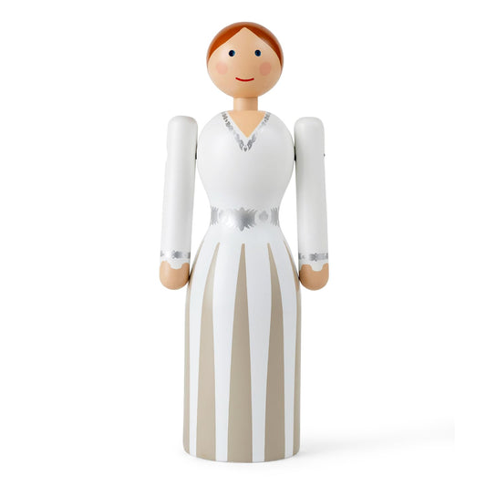 Kay Bojesen Bride Wooden Figurine | Painted FSC Beech | 6.7 in