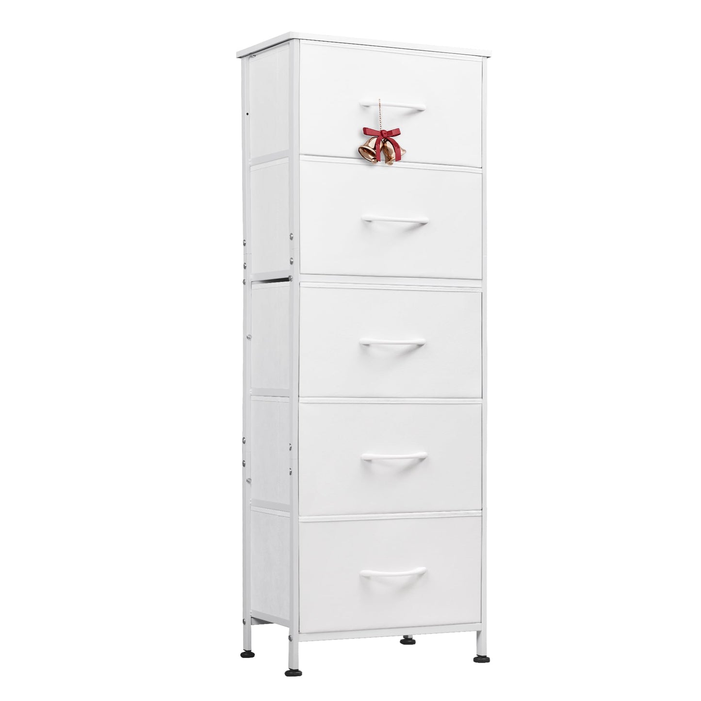 WLIVE 3 Drawer, 5 Drawer and 9 Drawer Dresser Set, Dresser for Bedroom, Closet, Hallway, Storage Organizer Unit, Dressers & Chests of Drawers, White