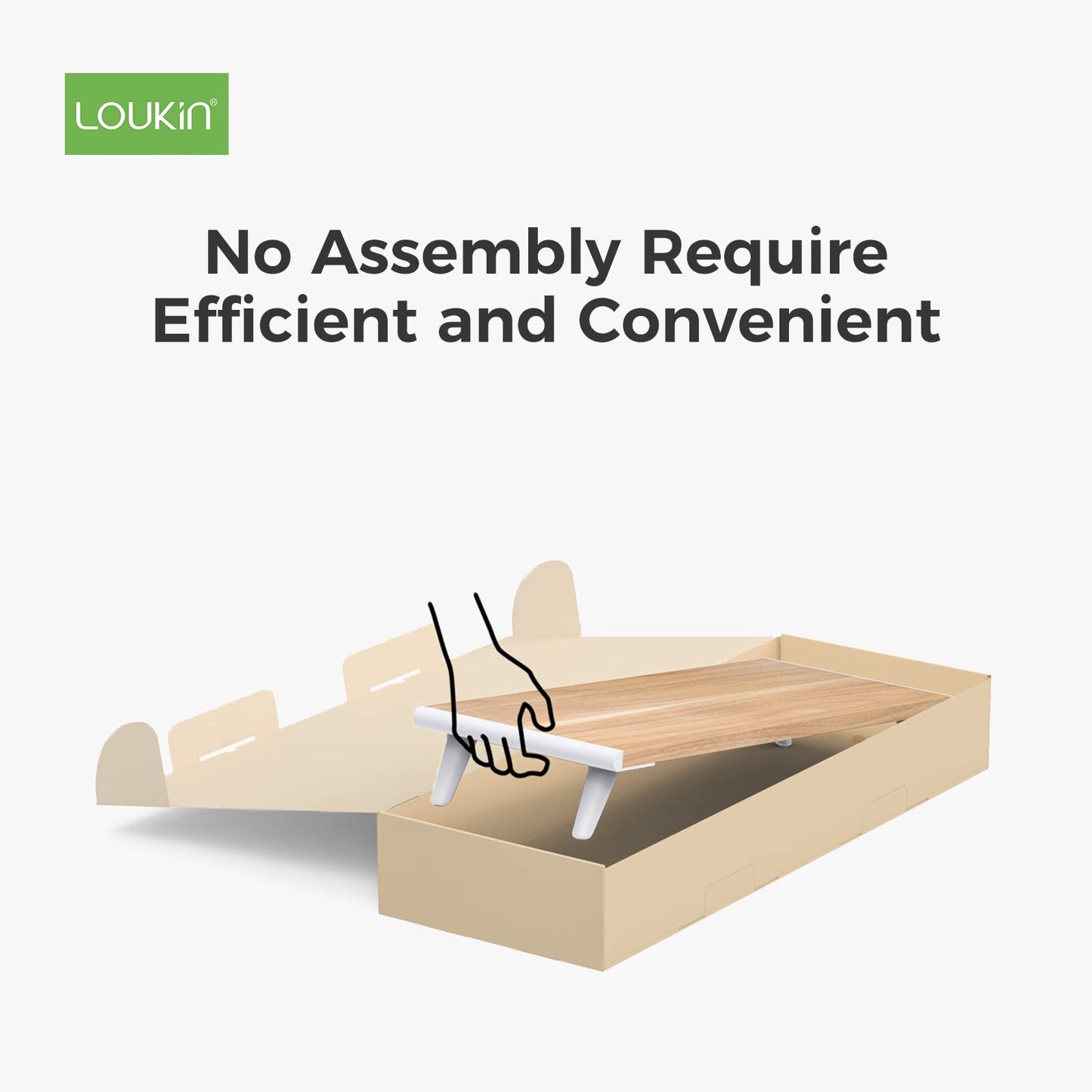 loukin 22.4" x 8.3" Monitor Stand Riser for Desk Natural Wood | 32"x14" Erasable Dry Erase Desk Mat