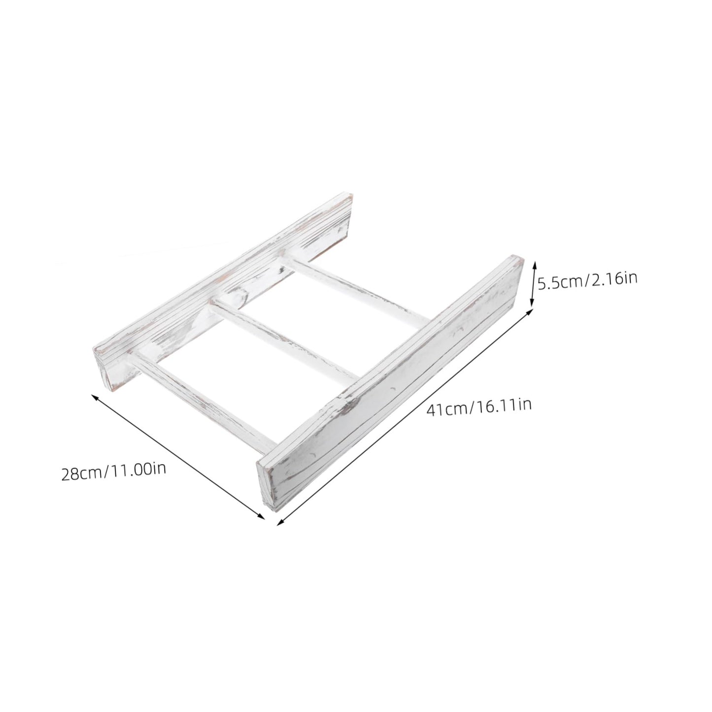 HOLIDYOYO Mini Towel Rack Ladder Rustic Farmhouse Decor for Kitchen Counter and Country Bathroom Space Saving Towel Holder with Elegant Finish Compact Miniature Ladder Design for Easy