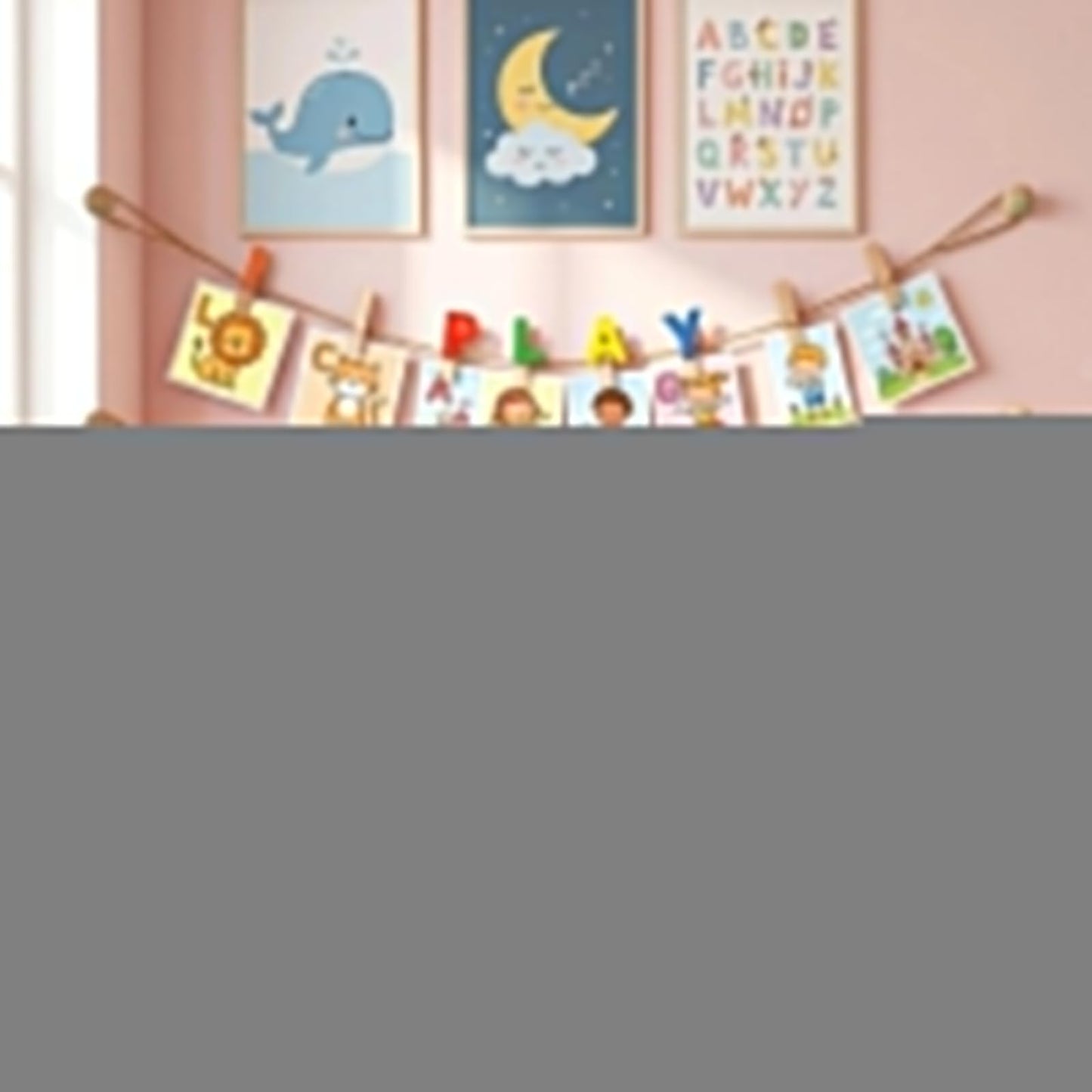 LOGOFUN 140 pcs Mini Wooden Clothespins Numbered and Letter Clips Hanging Photos Clamp Notes Cards Holders for Home Office Classroom Supplies (3.5cm)