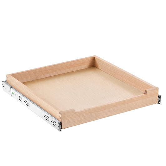 VEVOR Pull Out Cabinet Organizer, 20"W x 21"D Cabinet Drawer, Soft Close Slide out Shelf, Heavy-Duty Sliding Wood Drawer, Bottom Mount Size（20.5"W x 23"D）and Side Mount Size（21"W x 23"D）