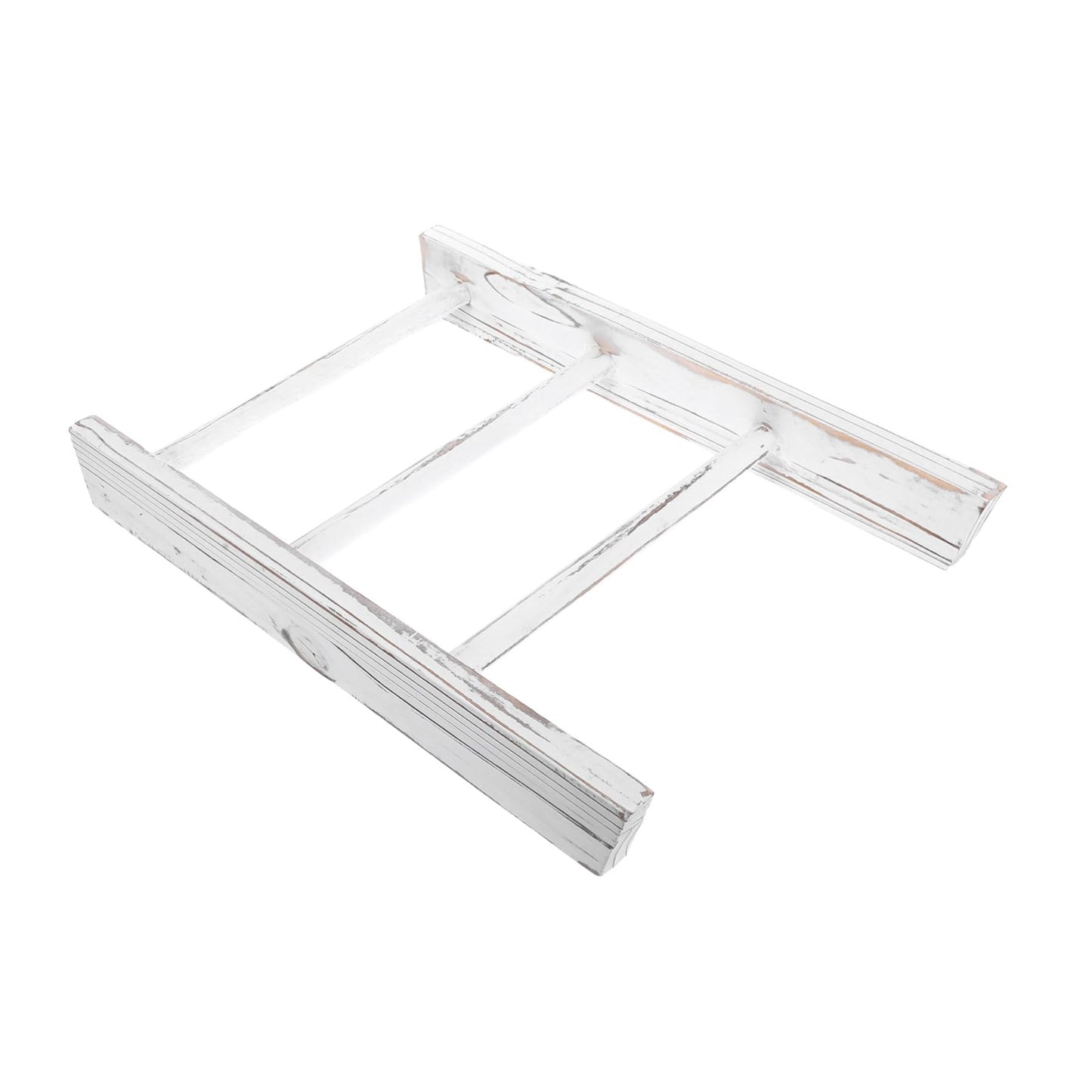 DECHOUS Country Bathroom Decor Mini Ladder Towel Rack Stand-up Towel Holder Small Decorative Ladder Rustic