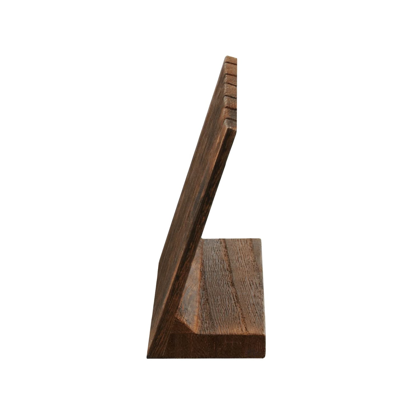 MOOCA Stunning 3-Piece Wooden Jewelry Display Stand Set - Versatile Earring and Pendant Organizer | Elegant Jewelry Stand, Rack, and Holder for Earrings | Holds up to 12 Pairs, Brown Color
