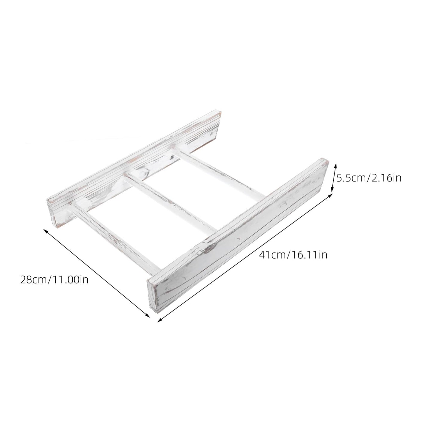 Yardenfun Miniature Ladder Towel Rack Rustic Bathroom Decor Compact Space Saving Design for Farmhouse Aesthetic for Countertop Use Stylish Tea Towel Holder Finish
