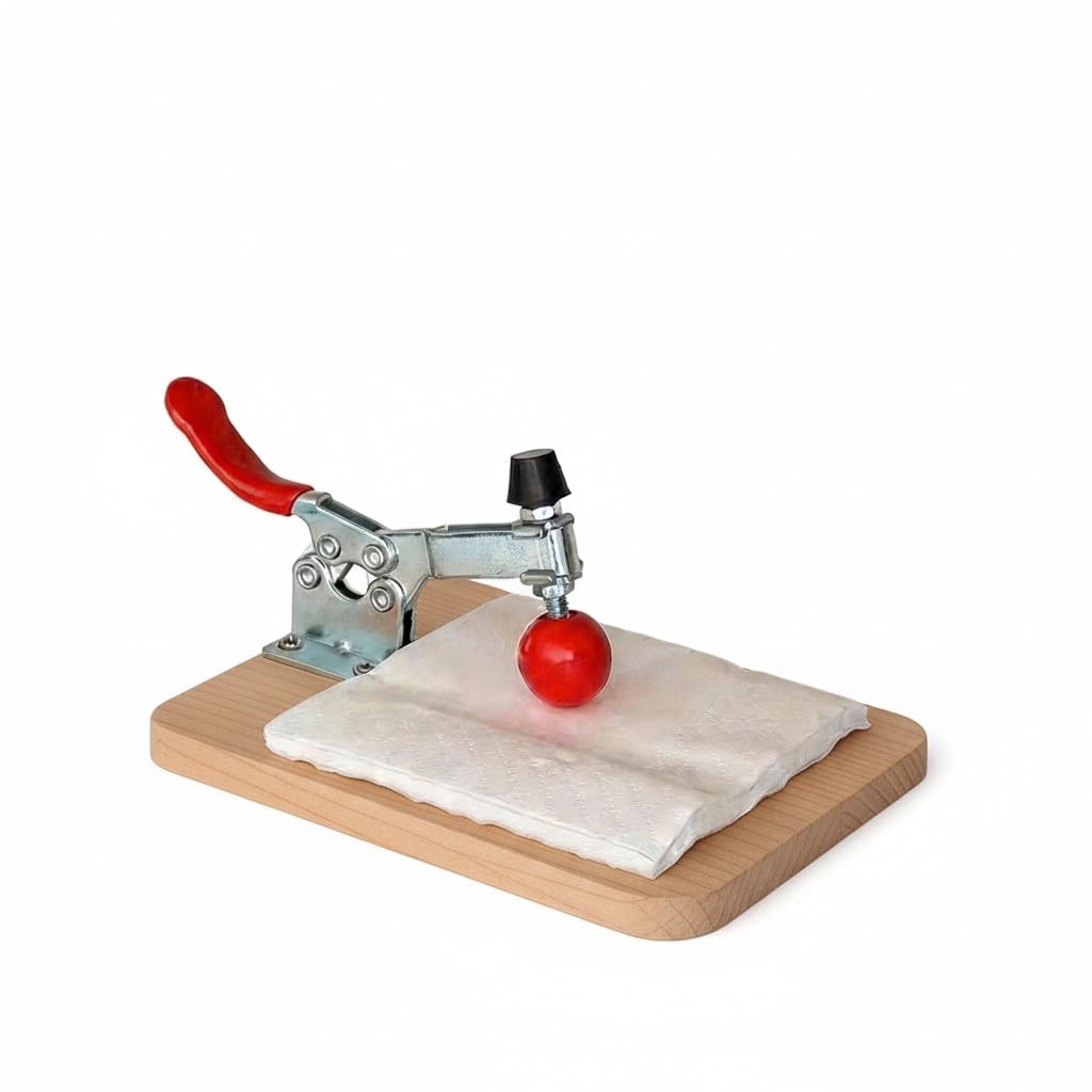 Wooden Napkin Holder with Metal Structure, Solid Wood Paper Towel Dispenser for Kitchen, Dining & Restaurant Tables, Modern Countertop Design (Light Wood)
