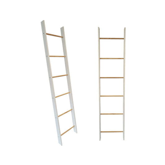 Decorative Blanket Ladder- 4FT 5FT 6FT 7FT and 8FT Quilt Ladder Rack Painted White, Blue or Red