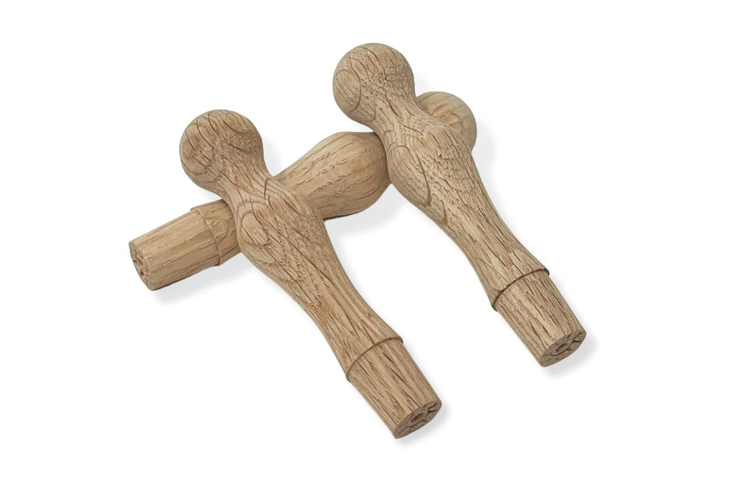 Balsam Point Workshop Oak 3-3/8 Inch Coffee Mug Pegs Hooks Unfinished Sanded Smooth - Perfect for Crafting Woodworking and DIY Projects - (10-Pack)