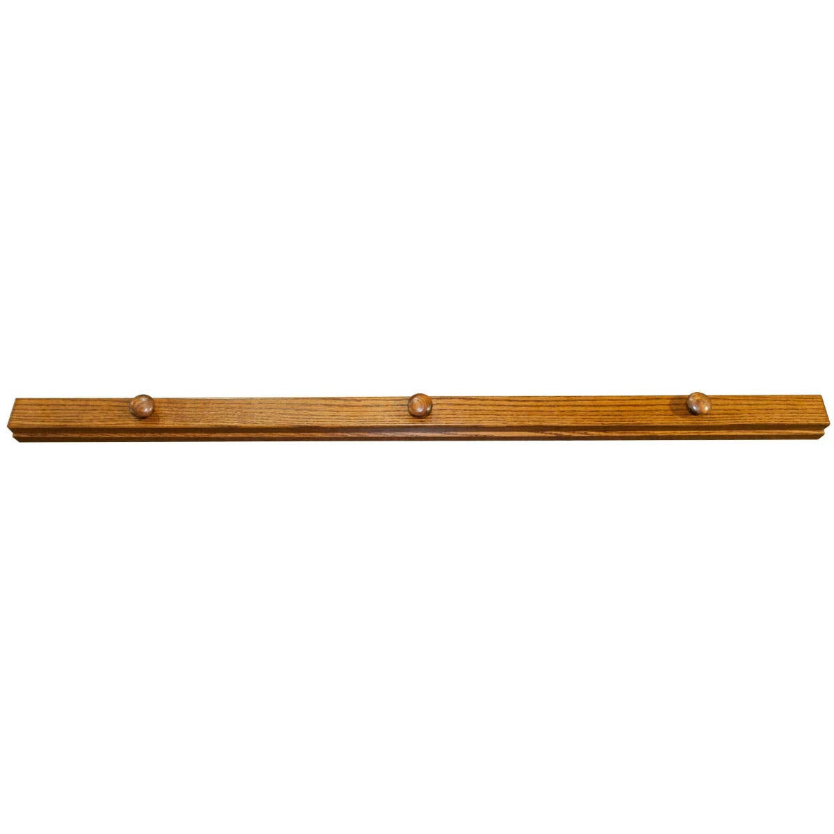 Hope Woodworking RRD Quilt Hanger for Wall for Display (48") Amish Made Wooden Quilt Rack Wall Mount - Rustic Tapestry Quilt Wall Hangers (Oak Wood, Michaels Stain, 48" Long)