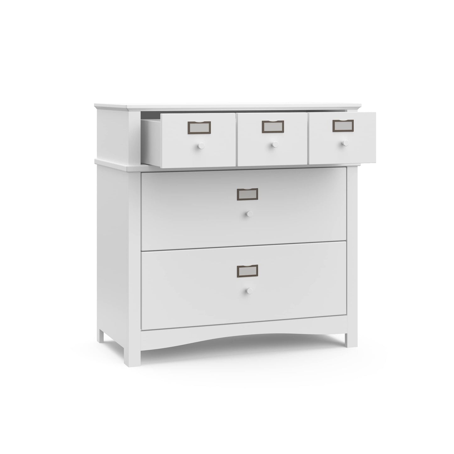 Graco Story Customizable 3 Drawer Nursery Dresser – GREENGUARD Gold Certified (White)